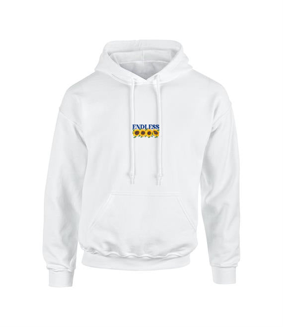 ENDLESS FLOWER LIGHT WEIGHT HOOD WHITE