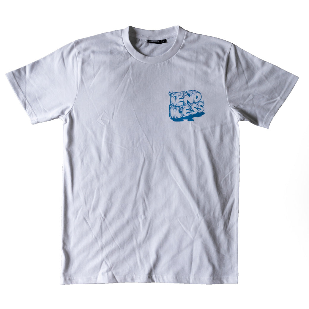 ENDLESS - PENGUIN TEE- WHITE & BLACK